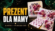 Prezent DIY na Dzień Mamy eleganckie pudełko na słodycze i kartka na magnes | Scrapbooking tutorial