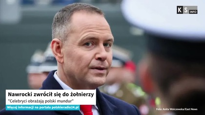 Nawrocki zwrócił się do żołnierzy.  Celebryci obrażają polski mundur [KS Info]