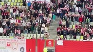 Dzieciaki na trybach w Gdańsku na meczu Polek pokazały nietypowy transparent 