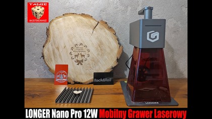 Mega Szybki Mobilny Grawer Laserowy LONGER Nano Pro 12W