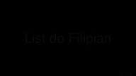 11 UBG List do Filipian
