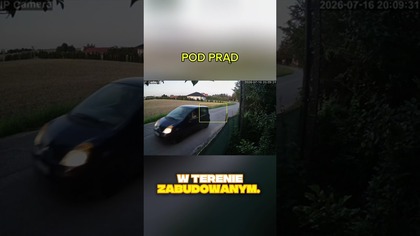 50 km/h? Ten kierowca najwyraźniej o tym zapomniał #shorts #polskiekierowcy