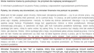UWAGA! Minister finans&oacute;w chyba oszalał