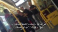 Rasistowskie wyzwiska w miejskim pociągu.