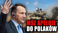 MSZ apeluje do Polaków.  Konflikt bliskowschodni ulega eskalacji