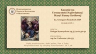 Kazanie na Uroczystość NMP Królowej   ks  Grzegorz Śniadoch IBP  Kościół Katolicki