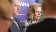 Konferencja prasowa w Klubie Garnizonowym w 14 Suwalskim Dywizjonie Artylerii Przeciwpancernej.