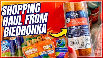 BIEDRONKA ZA 505 ZŁOTYCH I OLBRZYMI HAUL ZAKUPOWY