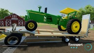 Long Tractor on Tow Truck - WOW Ravenport at Farming 22 Awesome | Machine with a Front Loader ls22