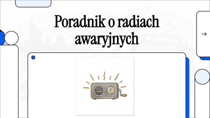Radio awaryjne - czyli co gdy zabraknie prądu?