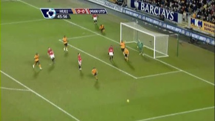 Premier League sezon 2009/2010 Hull 0-1 Man Utd Rooney