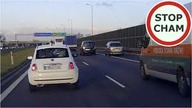 Niebezpieczne manewry na A2 - jazda na zderzaku, wciskanie , wyprzedzanie poboczem #359 Wasze Filmy