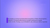 Rudak Kultura - Plansza o zawieszeniu emisji (08. 09. 2022)