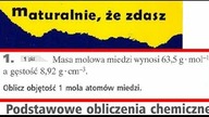 Masa molowa miedzi wynosi 63,5 ...  PODST.  OBL.  CHEM | MATURALNIE, ŻE ZDASZ | ZADANIE 1 Wsip PERSONA