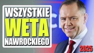 Wszystkie weta Karola Nawrockiego (2025 rok)