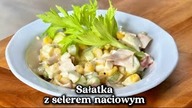 Sałatka z selerem naciowym i szynką - idealna na święta i na co dzień - PYCHOTKA