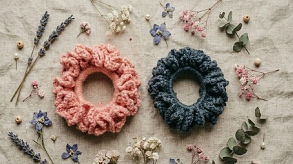 Szydełkowe Scrunchie: Twój Nowy Ulubiony Dodatek Do Włosów #669 PL/ENG