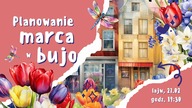 Planowanie marca w bullet journalu - Planer Devangari i Tosiakowe naklejki | Radosne tulipany