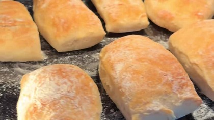 Nocne bułki Ciabatta