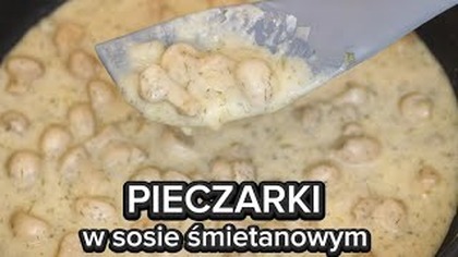  Pieczarki w sosie śmietanowym  idealny dodatek do obiadu   szybki i pyszny przepis 