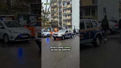 Wyciek gazu w Krakowie.  Byliśmy na miejscu zdarzenia