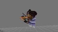 Final Fantasy Model Viewer: Glitch with Yunas animation [FFX-2 Model]