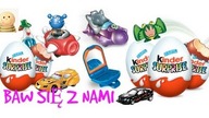 Baw się z nami- jajka niespodzianki- 2 zabawki- UFO