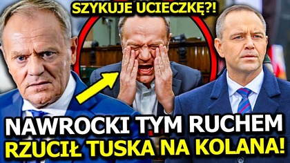 NAWROCKI TYM RUCHEM RZUCIŁ TUSKA NA KOLANA! JEGO RZAD UPADNIE JEŚLI ZNÓW OSZUKA POLAKÓW!
