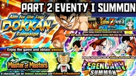 LEGENDARY SUMMON BULMA YOUTH AIM FOR THE TOP DOKKAN CAMPAIGN OPIS EZA MASTER OF MASTERA BULMA DOKKAN