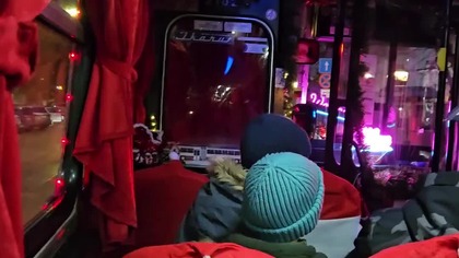 Świąteczny Ikarus w Sofii