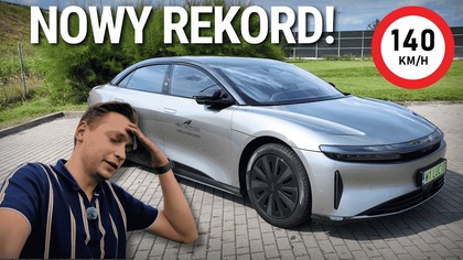 LUCID AIR GRAND TOURING na trasie 1000 km Challenge  1 ładowanie i największy zasięg w historii!