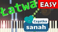  Cząstka (sanah) - Piano Tutorial (łatwa wersja)  NUTY W OPISIE 
