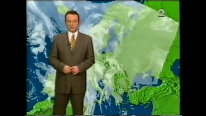 Dwójka - Przejście, pogoda, reklamy, zapowiedzi, spot i fragment Panoramy z 25 listopada 2000 roku