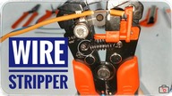 Automatyczny ściągacz izolacji.  How to use the automatic wire stripper