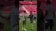 Robert Lewandowski i Józef Młynarczyk - dwie legendy reprezentacji Polski 