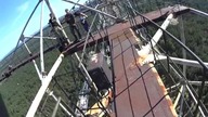 Radar Duga (Oko Moskwy) - Wejście na szczyt