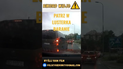 Kolizja podczas zmiany pasa ruchu, bez kierunkowskazu #rikordwidjo #polscykierowcy #shorts #viral