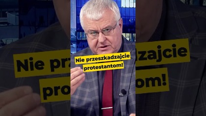 Nie przeszkadzajcie protestantom! #polska #protestanci