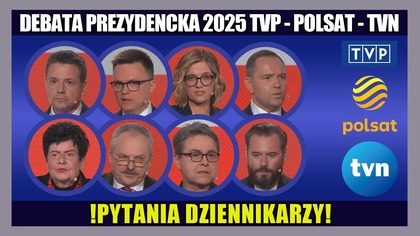 Debata TVP, TVN i Polsatu w Końskich [Pytania dziennikarzy - Skrót]