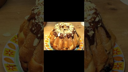 Pyszna babka Wielkanocna drożdżowa z powidłami-łatwa i ładna w przekroju Robi się ją w ciekawy sposó