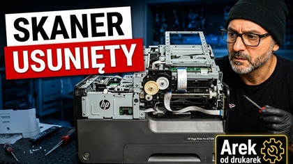 HP Page Wide Pro MFP 477DW jak zdjąć skaner ?