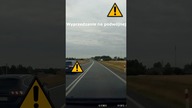 Wyprzedzanie na podwójnej ciągłej #shorts #rikordwidjo