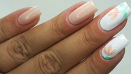 Flower tulip nails art / Golden Rose Color Expert 52
