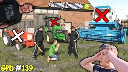 NO TO SUPER ZABIORĄ MI DWA CIĄGNIKI I KOMBAJN CO JA MAM TERAZ ZROBIĆ ... GPD FS 25 139