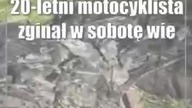 20-latek pędził motocyklem po śmierć