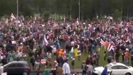 Protesty w Mińsku! Marsz Jedności Białorusinów \\ KORWiN TV