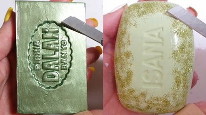 Soap Carving ASMR Relaxing Sounds no talking Satisfying ASMR Video