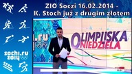 Kamil Stoch odebrał drugi złoty medal olimpijski (16. 02. 2014)