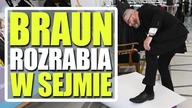 Braun zniszczył wystawę w Sejmie, a Tusk się cieszy.