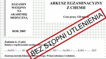 ZADANIE 6 AM 2005 REDOKS BEZ STOPNI NaNO2+KI+H2SO4  I2+NO+Na2SO4+K2SO4+H2O